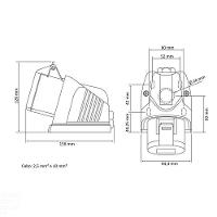 Tomada De Sobrepor Industrial 2p+t 32 A 220-250 Vca 6 H Tramontina Tramontina - 3