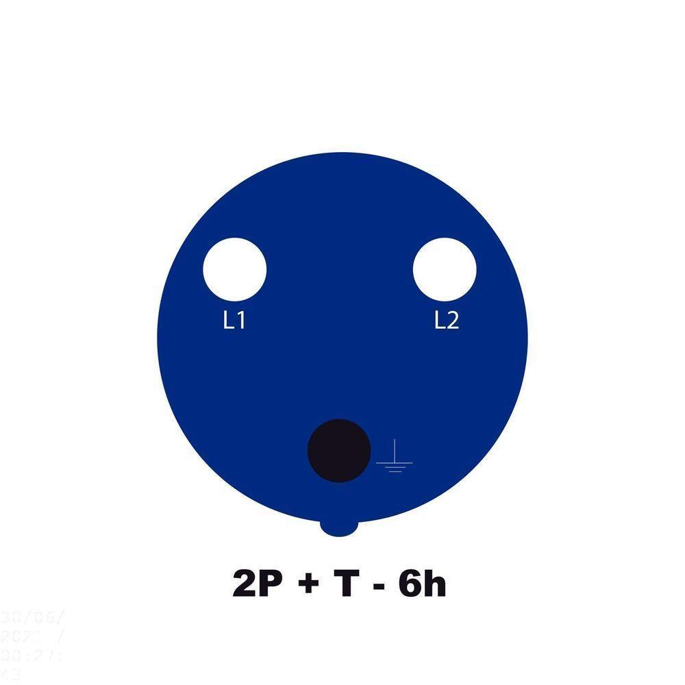 Tomada De Acoplamento Industrial 2p+t 32 A 220-250 Vca 6 H Tramontina Tramontina - 2