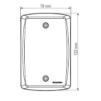 Conjunto 4x2 Com 1 Tomada 2p+t 20 A 250 V Tramontina Lux2 Branco Tramontina - 3