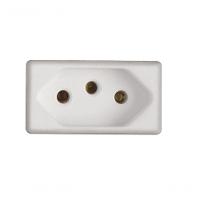 Módulo Tomada 2p+t Tramontina 10a 250v Branco 57115/030 - 1