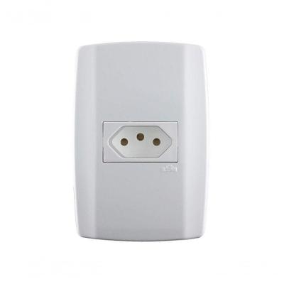 Tomada Ilumi Slim C/Pl Horiz 10A 250V 80150