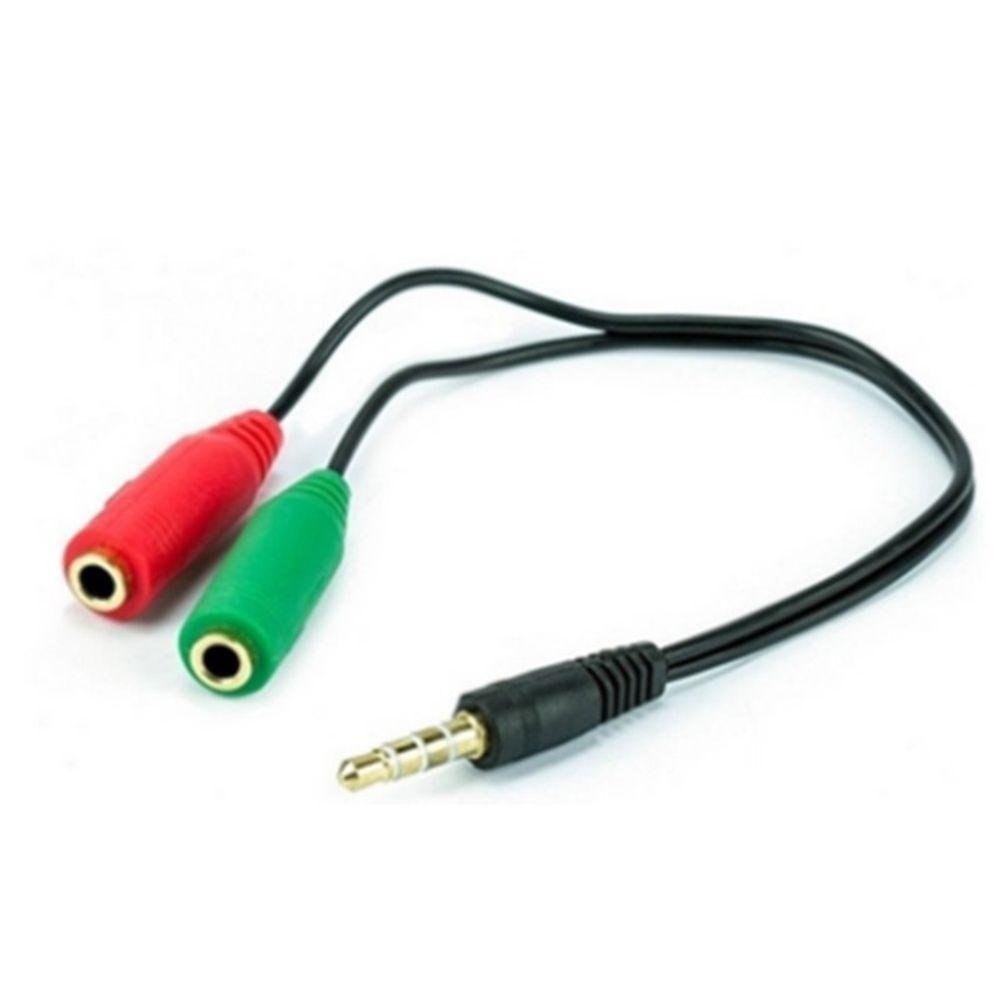 Cabo P3 Macho 2 P2 20cm Cabo De Qualidade - 1