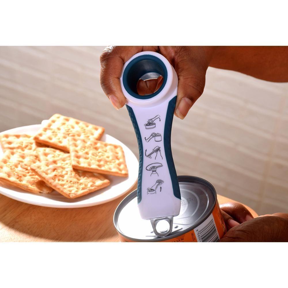 Abridor 5 Em 1 Lata Garrafa Vidro De Conserva Multiuso Prana - 2