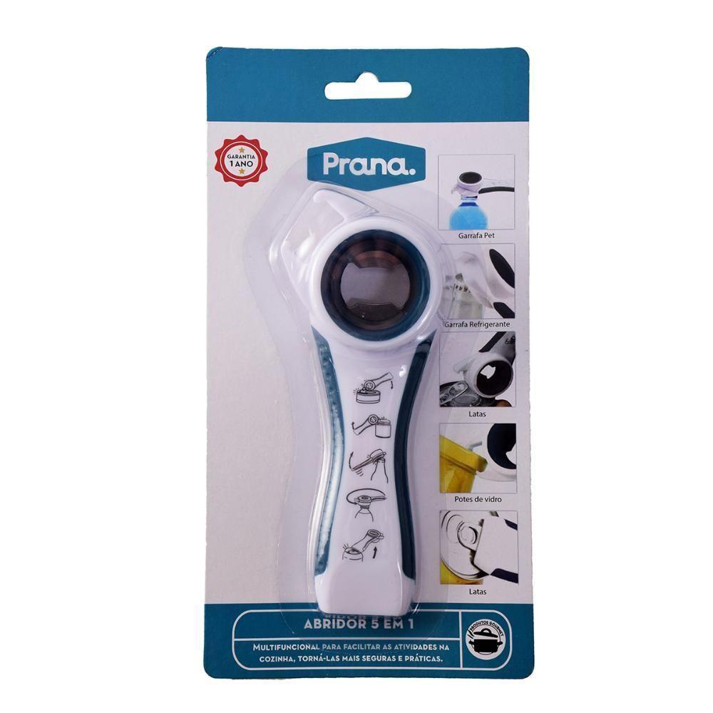 Abridor 5 Em 1 Lata Garrafa Vidro De Conserva Multiuso Prana - 3