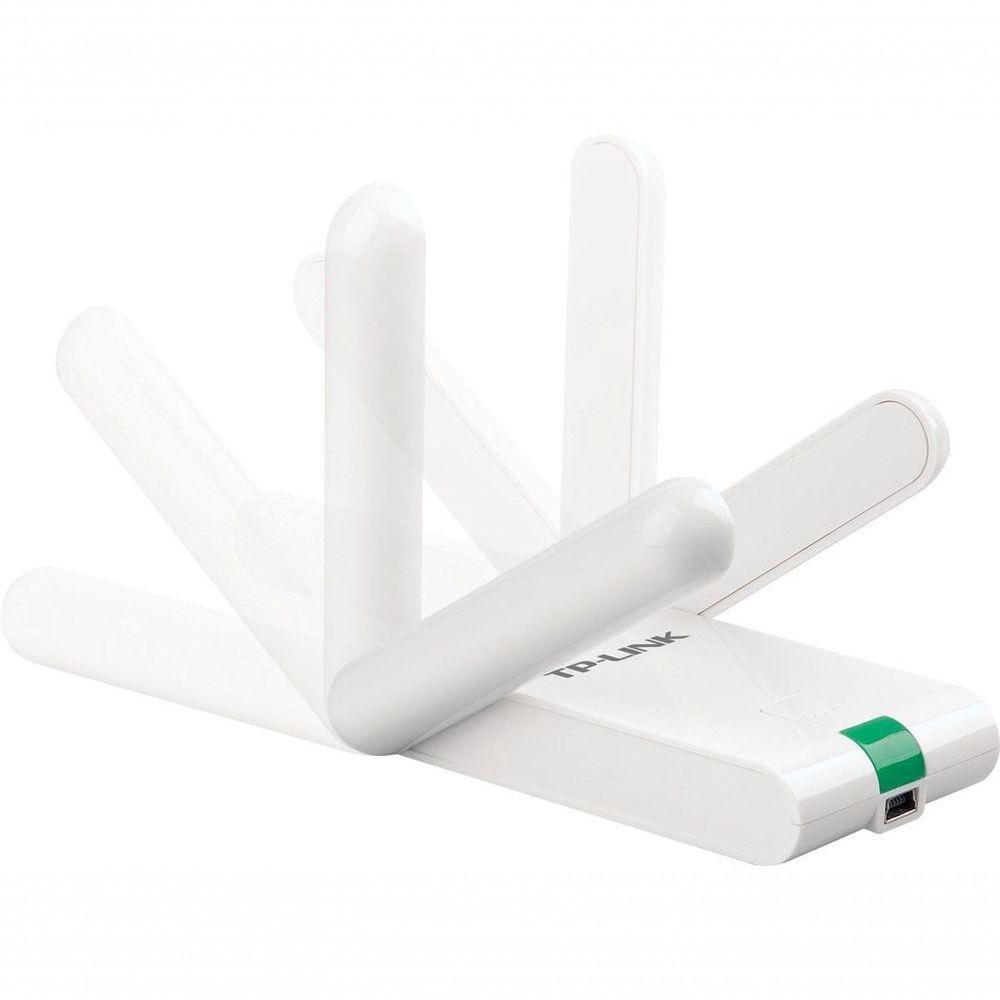 Adaptador Usb Wireless N 300mbps 2 Antenas Destacável 3dbi Tl-wn822n - 4