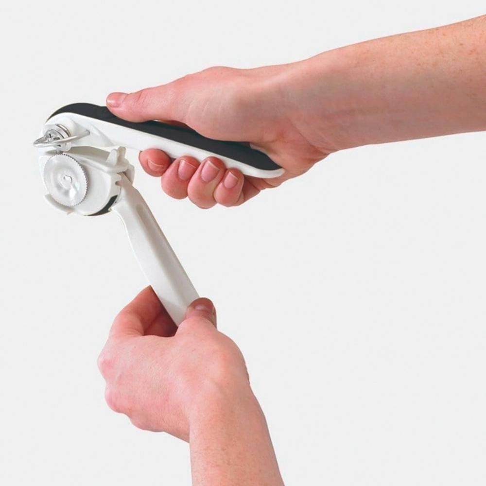 Abridor De Latas Manual Multiuso Prático Inox Preto Chef'n - 3