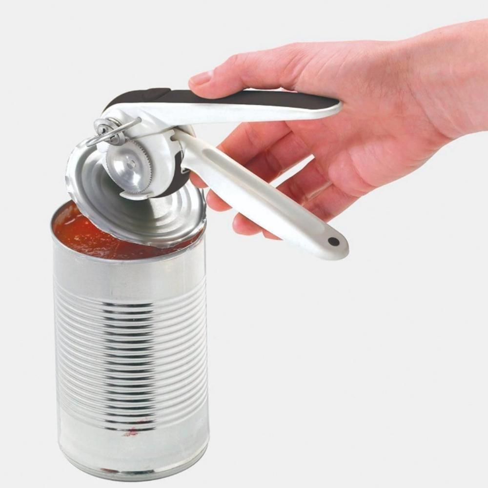 Abridor De Latas Manual Multiuso Prático Inox Preto Chef'n - 5