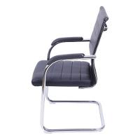 Cadeira Florença Preta Base Fixa Cromada - 2