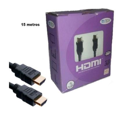 Cabo Hdmi 15 Metros 2.0 4k Ultra Hd 3d - Alltech