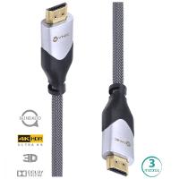 Cabo Hdmi 2.0 4k Ultra Hd 3d Conexão Ethernet Blindado Em Nylon 3 Metros - H20b-3 - 8