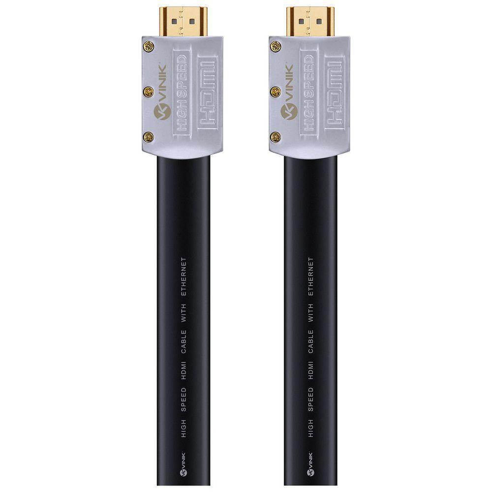 Cabo Hdmi 2.0 4k Ultra Hd 3d Conexão Ethernet Flat Com Conector Desmontável 10 Metros - H20fl-10 - 5