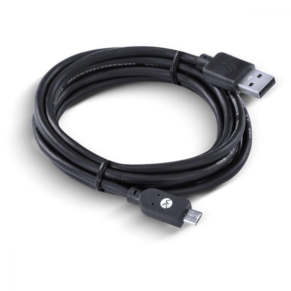 Cabo Usb X Micro Usb B 2.0 5 Pinos 2 Metros Preto - Musb-2 - 4