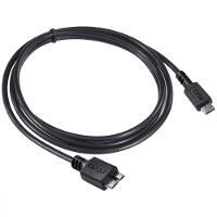 Cabo Para Hd Externo Usb Tipo C Para Micro Usb B 3.0 1 Metro Preto - P3ucmbp-1