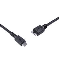 Cabo Para Hd Externo Usb Tipo C Para Micro Usb B 3.0 1 Metro Preto - P3ucmbp-1 - 5