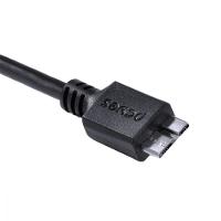 Cabo Para Hd Externo Usb Tipo C Para Micro Usb B 3.0 1 Metro Preto - P3ucmbp-1 - 9