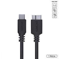 Cabo Para Hd Externo Usb Tipo C Para Micro Usb B 3.0 1 Metro Preto - P3ucmbp-1 - 15