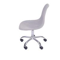 Cadeira Giratória Eames Colmeia Polipropileno Fendi Base Rodizio Cromada - 2