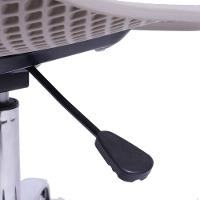 Cadeira Giratória Eames Colmeia Polipropileno Fendi Base Rodizio Cromada - 3