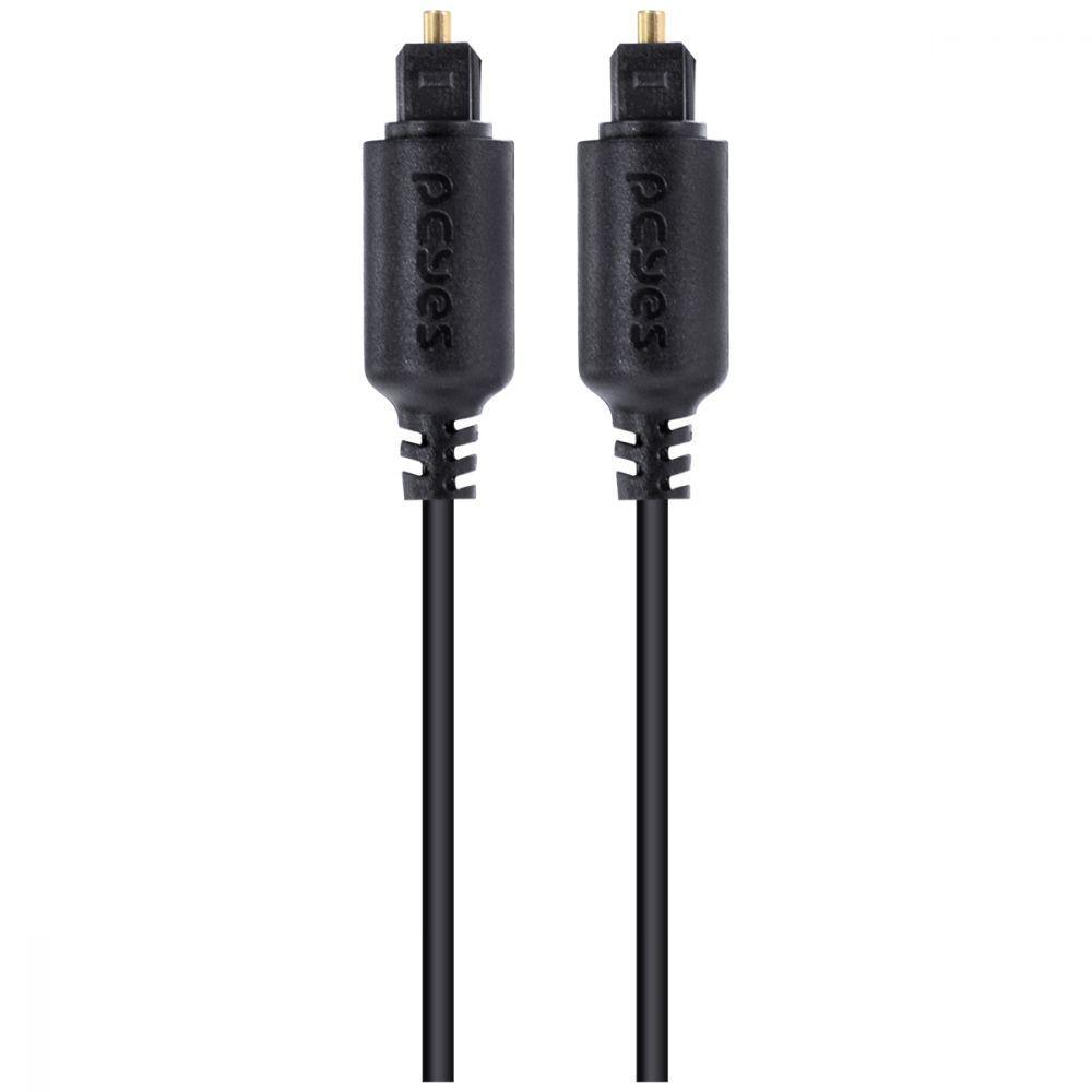 Cabo óptico Digital Toslink Macho 1 Metro - Pod-1 - 7