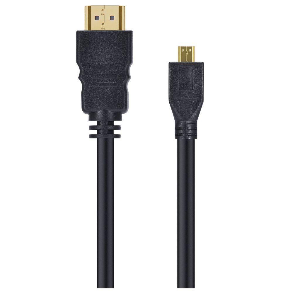 Cabo Hdmi 2.0 Para Micro Hdmi 4k Ultra Hd 3d Conexão Ethernet 2 Metros - H20mc-2 - 12