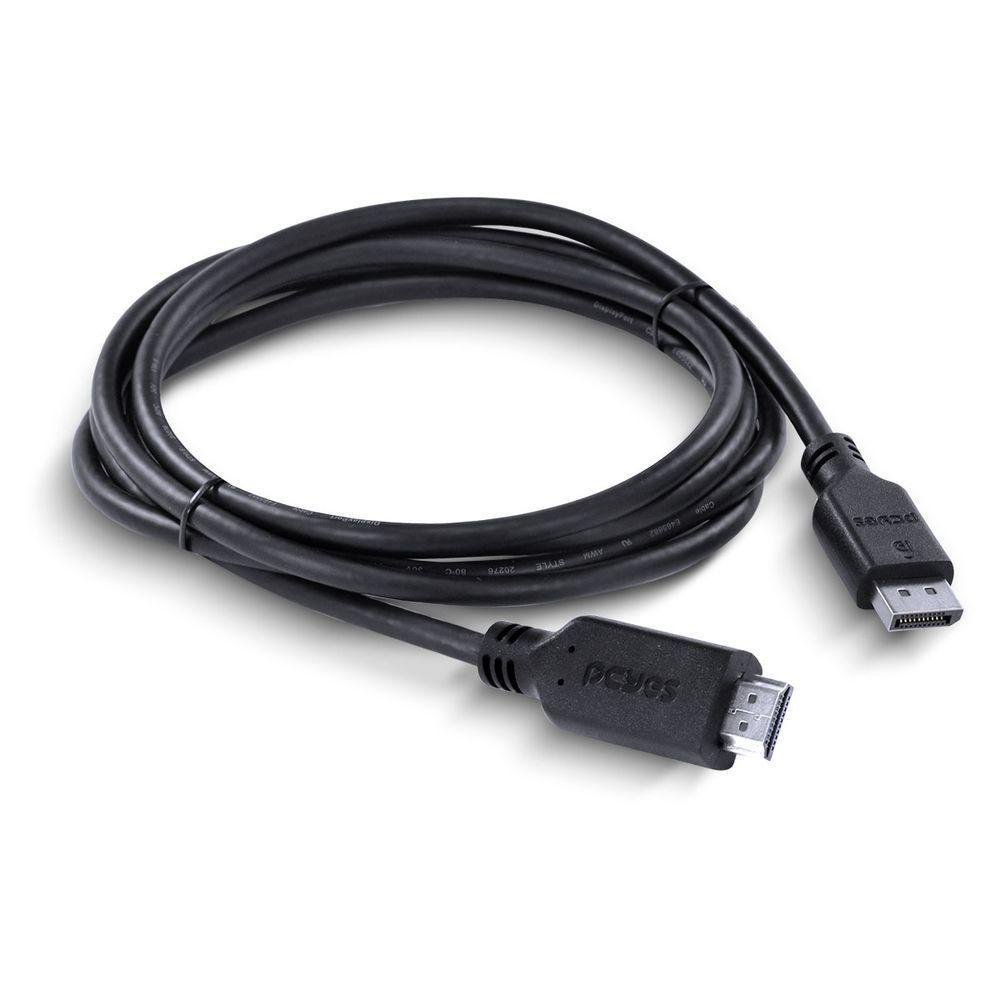 Cabo Displayport Macho Para Hdmi 2.0 Macho 2 Metros - Pdphm-2 - 3