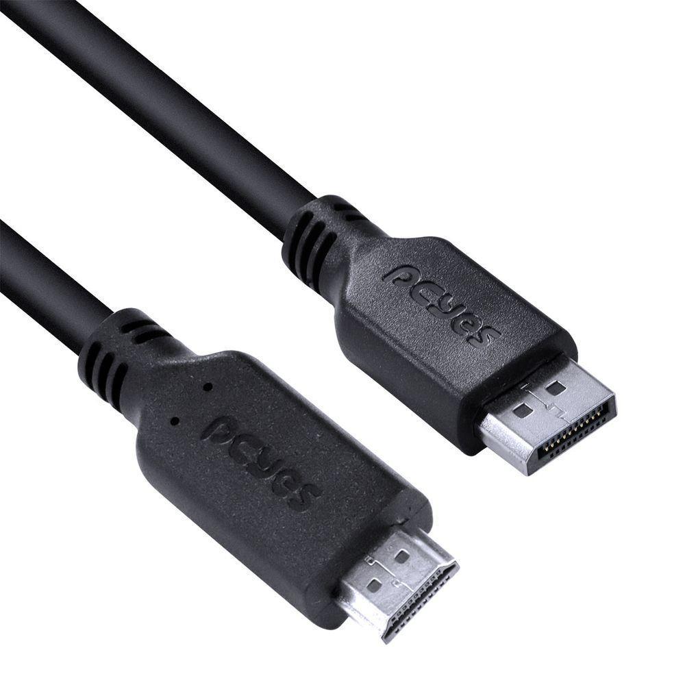 Cabo Displayport Macho Para Hdmi 2.0 Macho 2 Metros - Pdphm-2 - 5