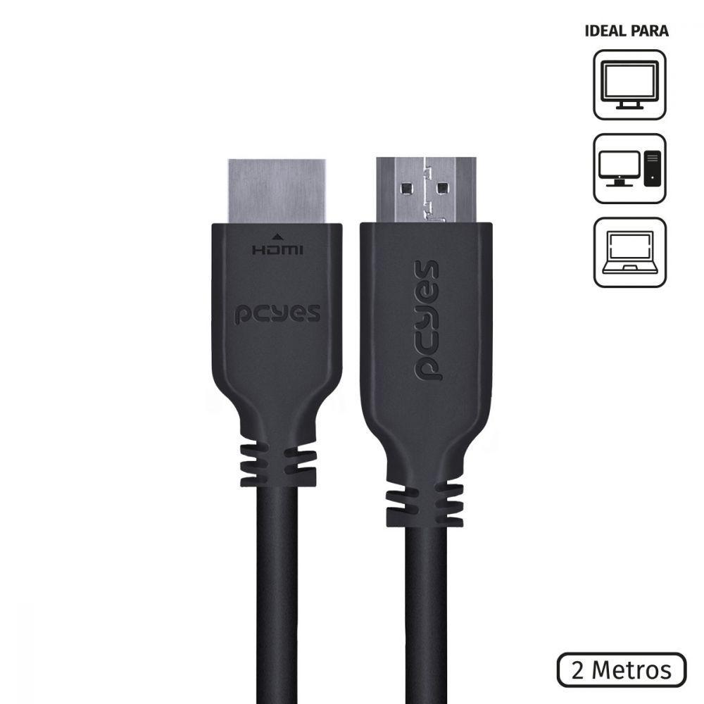 Cabo Displayport Macho Para Hdmi 2.0 Macho 2 Metros - Pdphm-2 - 6