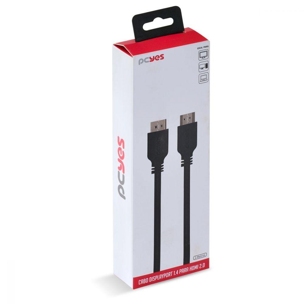 Cabo Displayport Macho Para Hdmi 2.0 Macho 2 Metros - Pdphm-2 - 8