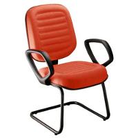 Cadeira Diretor Para Escritório Linha Blenda Vermelho - 1