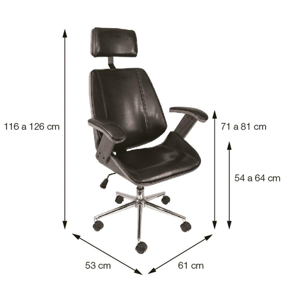 Cadeira Giratória Alta Bergen Lisboa Estrutura Madeira Laminada Revstida Em Pu Branco Base Rodízio - 2