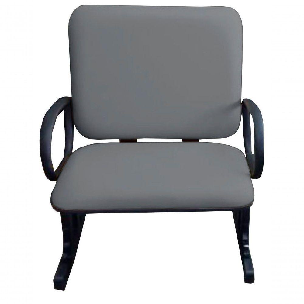 Cadeira Para Escritório Para Obesos Até 250kg Cinza - 1