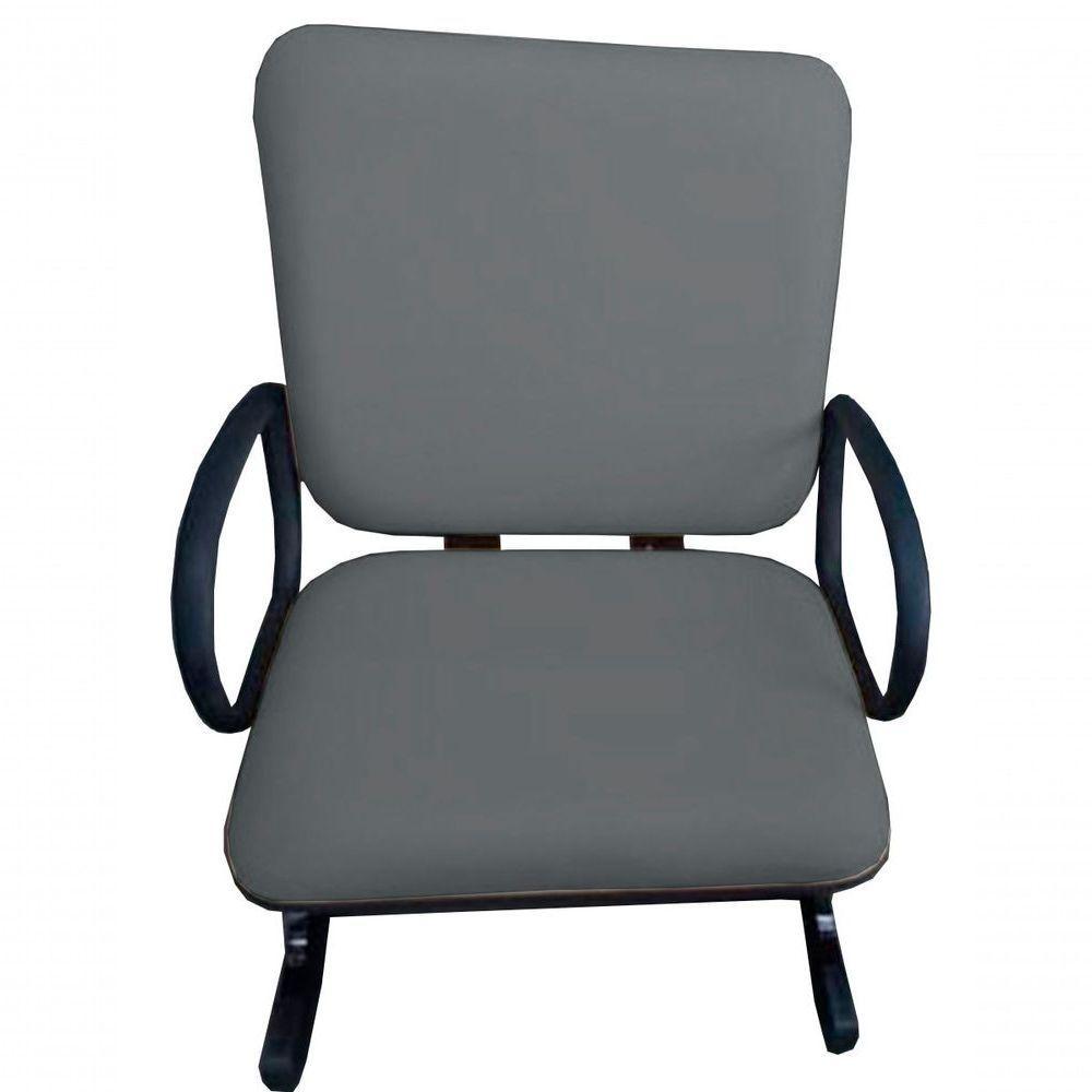 Cadeira Para Escritório Para Obesos Até 250kg Cinza - 2