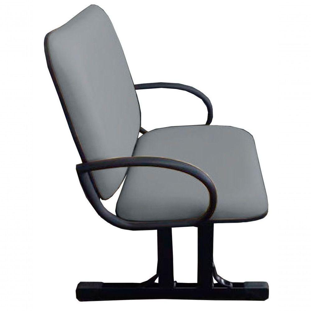 Cadeira Para Escritório Para Obesos Até 250kg Cinza - 3