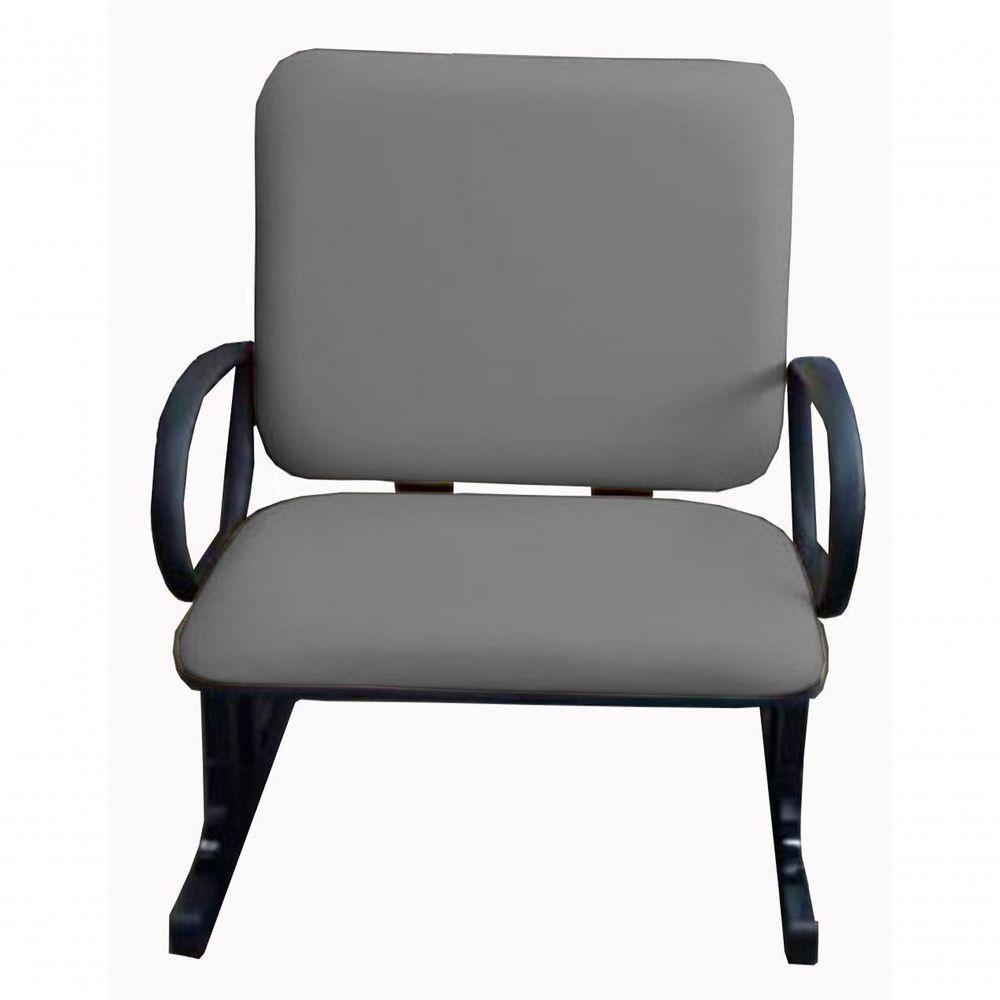Cadeira Para Escritório Para Obesos Até 250kg Cinza - 4