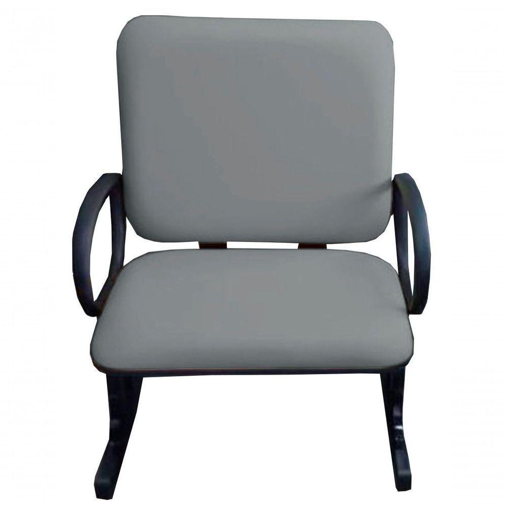 Cadeira Para Escritório Para Obesos Até 250kg Cinza - 6