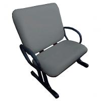 Cadeira Para Escritório Para Obesos Até 250kg Cinza - 5