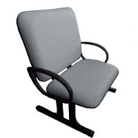 Cadeira Para Escritório Para Obesos Até 250kg Cinza - 7