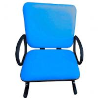 Cadeira Para Escritório Para Obesos Até 250kg Azul - 2