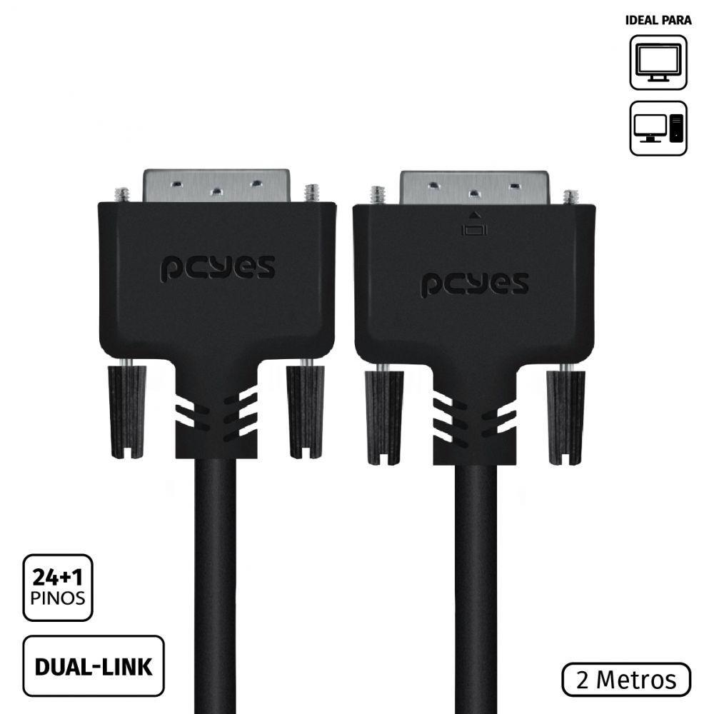 Cabo Dvi-d 24+1 Para Dvi-d 24+1 Single-link 2 Metros - Pddl-2 - 6