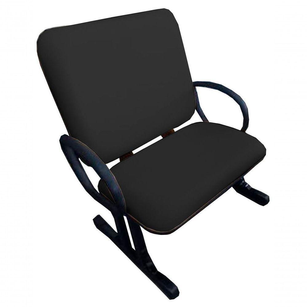 Cadeira Para Escritório Para Obesos Até 250kg Preto - 5