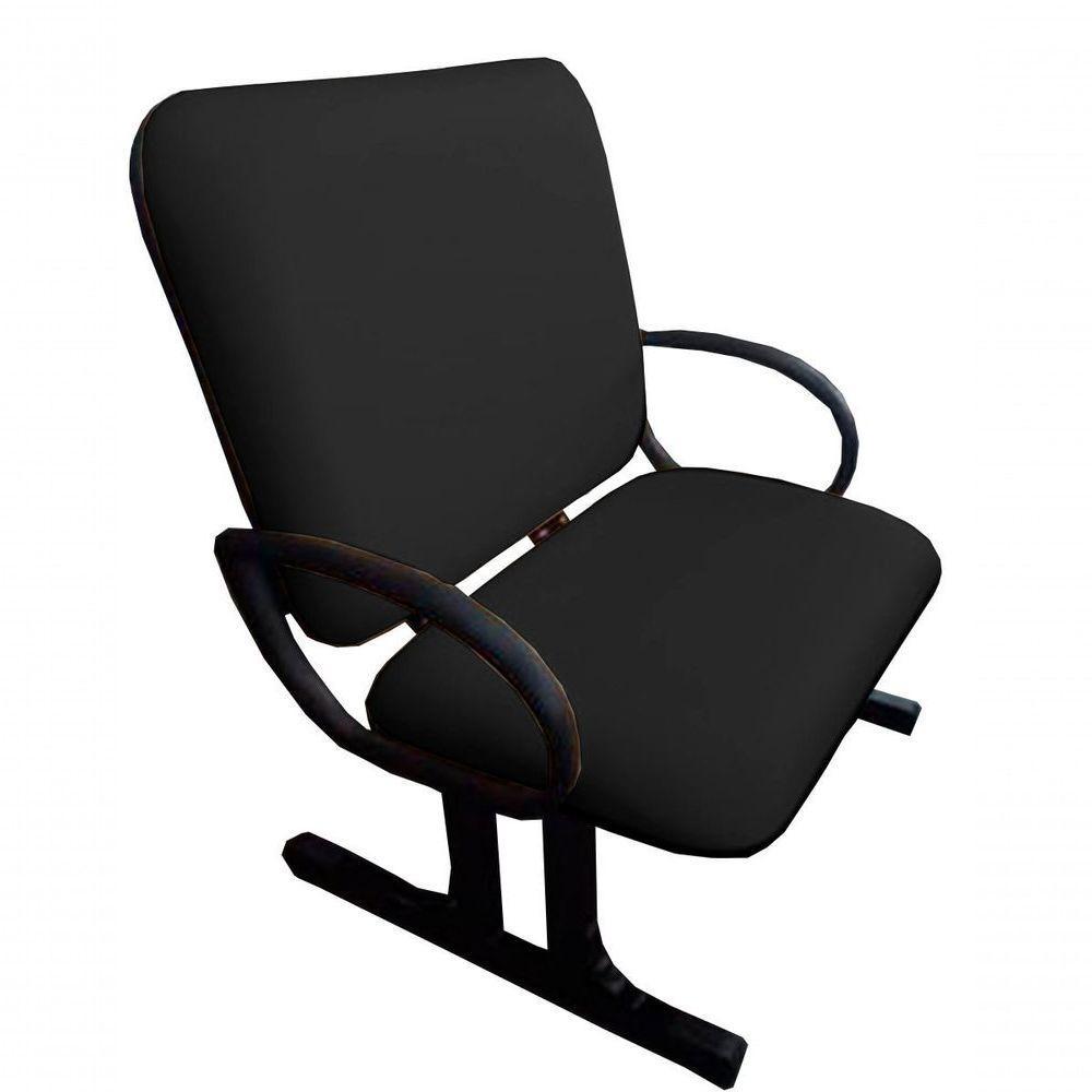 Cadeira Para Escritório Para Obesos Até 250kg Preto - 7