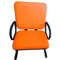 Cadeira Para Escritório Para Obesos Até 250kg Laranja - 2