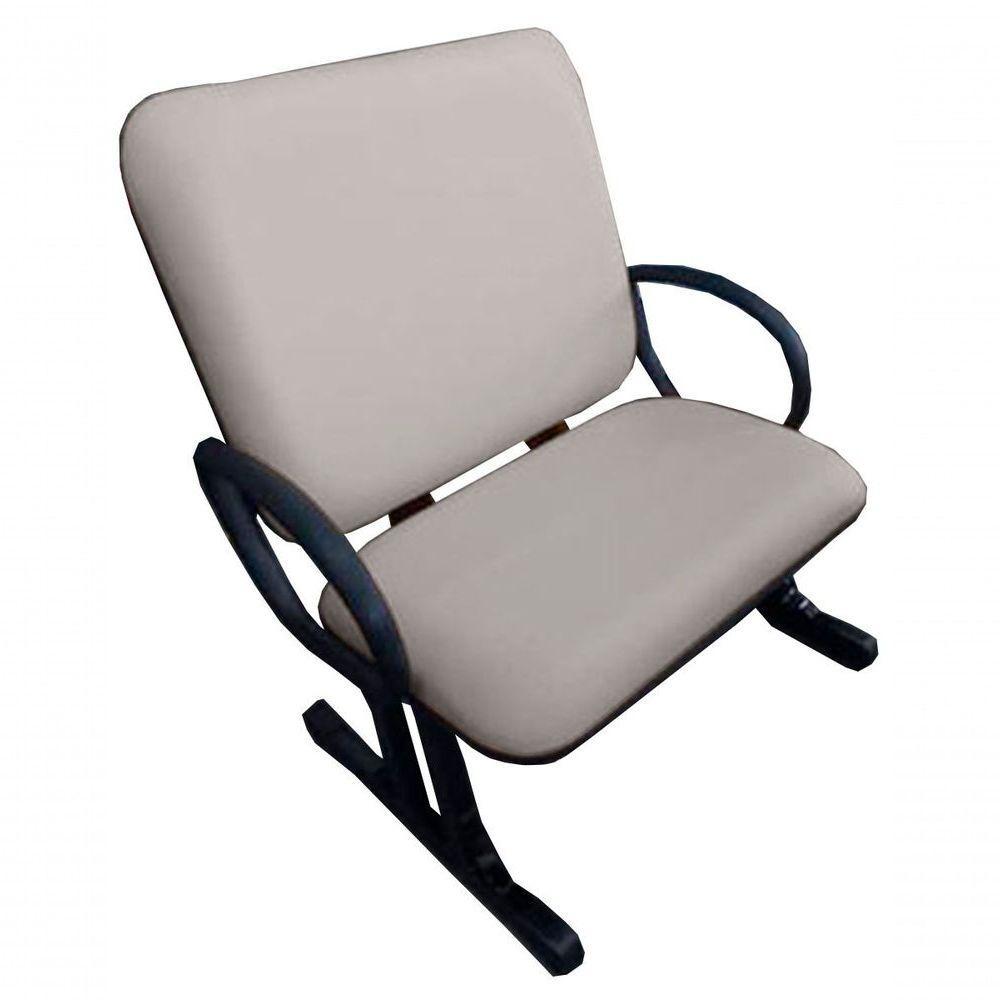 Cadeira Para Escritório Para Obesos Até 250kg Cinza - 5