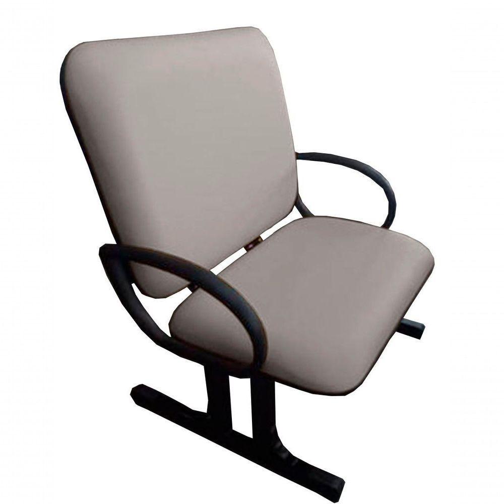 Cadeira Para Escritório Para Obesos Até 250kg Cinza - 7