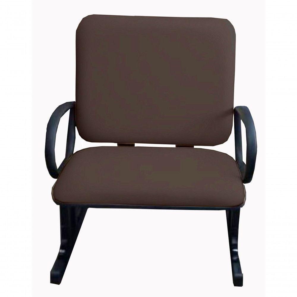 Cadeira Para Escritório Para Obesos Até 250kg Marrom - 4