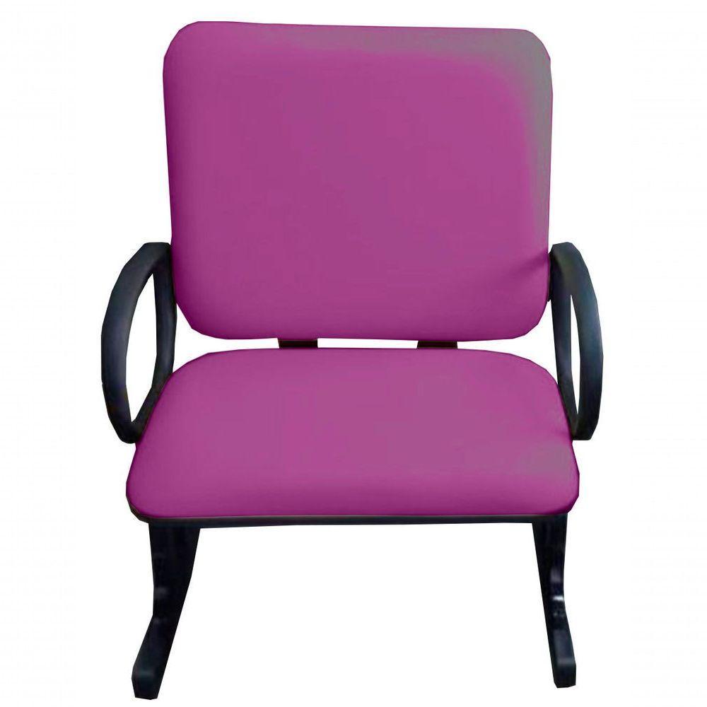 Cadeira Para Escritório Para Obesos Até 250kg Roxo - 1