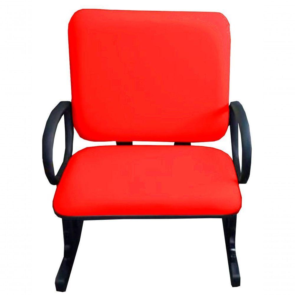 Cadeira Para Escritório Para Obesos Até 250kg Vermelho - 6