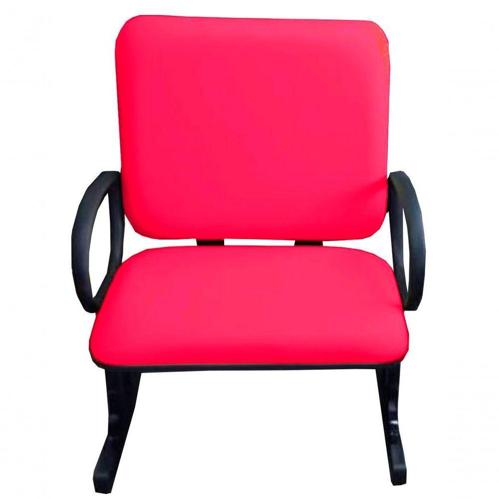 Cadeira Para Escritório Para Obesos Até 250kg Rosa - 6