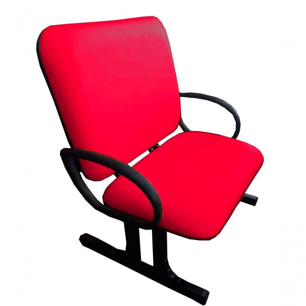 Cadeira Para Escritório Para Obesos Até 250kg Rosa - 7