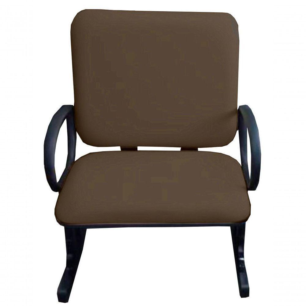 Cadeira Para Escritório Para Obesos Até 250kg Marrom - 6